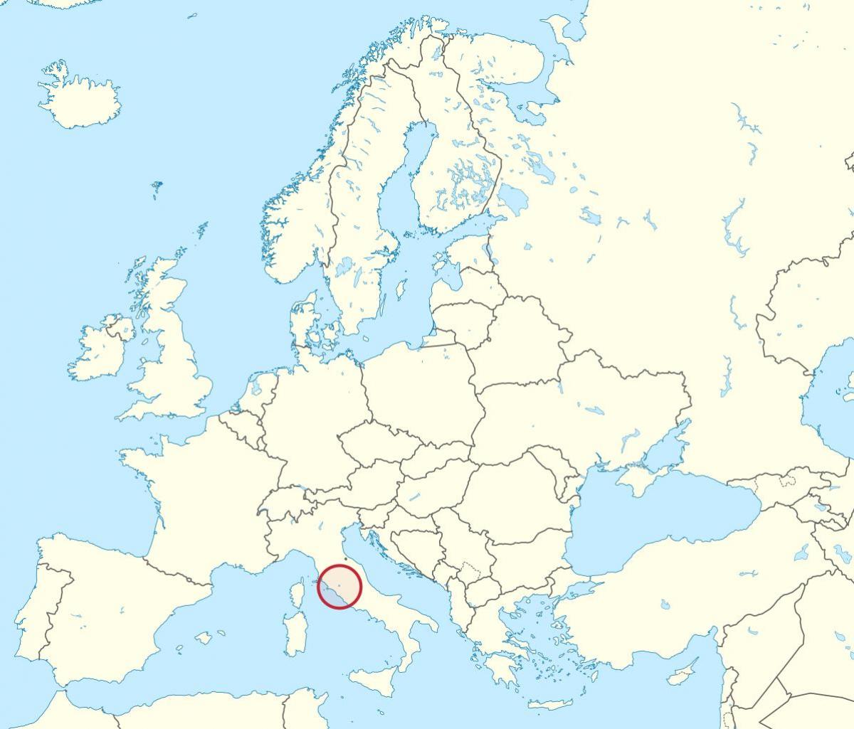 Kart Vatikan Avropada